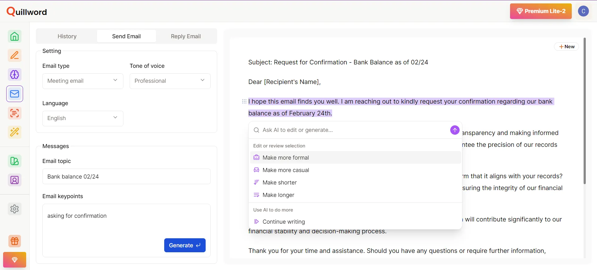 Quillword Citation Support